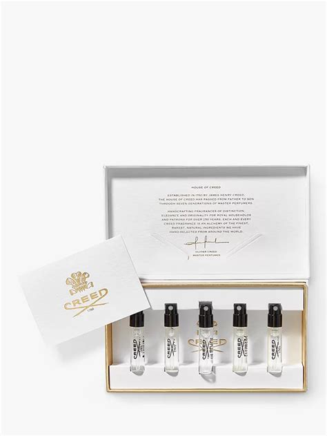 creed fragrance sample set.